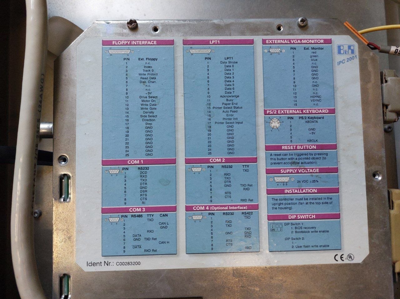 Display Control Panel B&R 5D2500.41