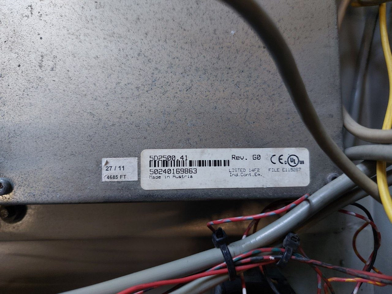 Display Control Panel B&R 5D2500.41