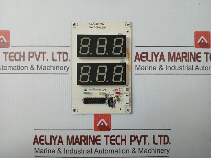 Display Control Printed Circuit Board Kb7038 V1.1 Wxc20161216