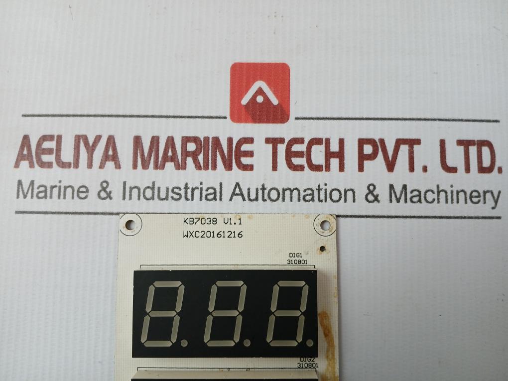 Display Control Printed Circuit Board Kb7038 V1.1 Wxc20161216