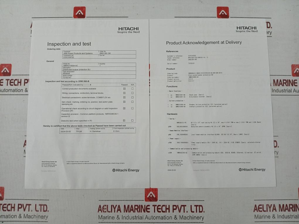 Distributed-Busbar-Protection-Relay-Abb-Reb500-Bu-50-60hz-110-250-Vdc-10