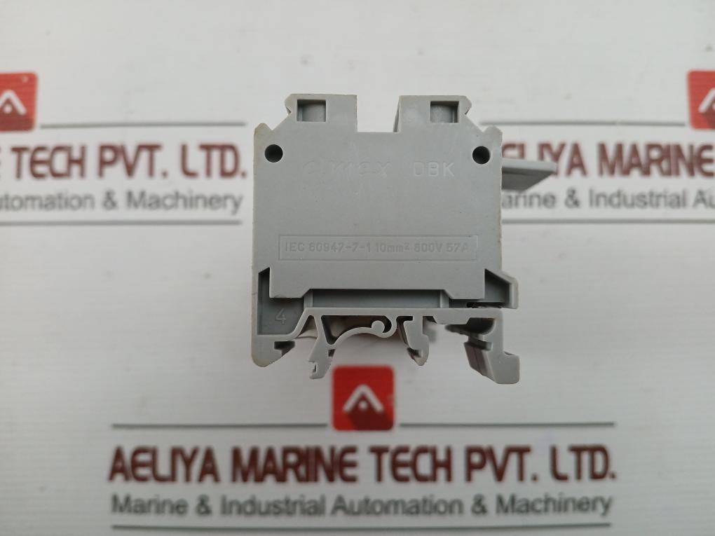 Distribution Block Dbk 1X8 Brand Elmex 800V 57A (1 Box = 9 Pcs)