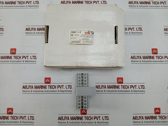 Distribution Block Dbk 1X8 Brand Elmex 800V 57A (1 Box = 9 Pcs)