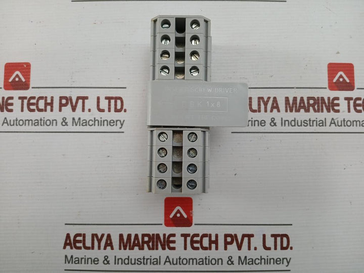 Distribution Block Dbk 1X8 Brand Elmex 800V 57A (1 Box = 9 Pcs)