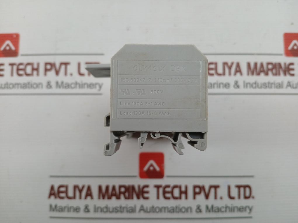 Distribution Block Dbk 1X8 Brand Elmex 800V 57A (1 Box = 9 Pcs)