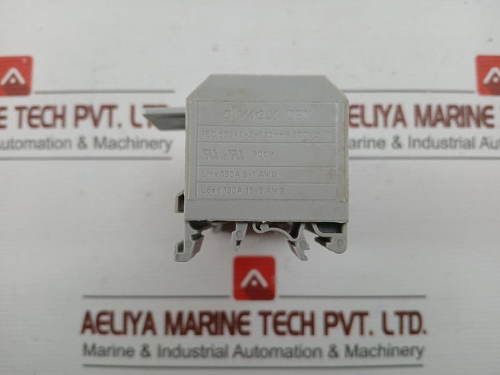 Distribution Block Dbk 1X8 Brand Elmex 800V 57A (1 Box = 9 Pcs)