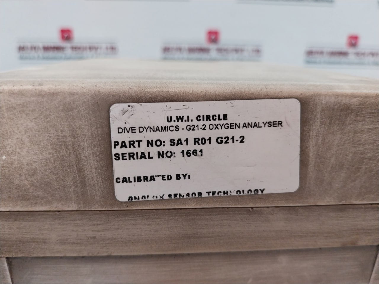 Dive Dynamics Sa1 R01 G21-2 Portable Oxygen Analyzer Monitor