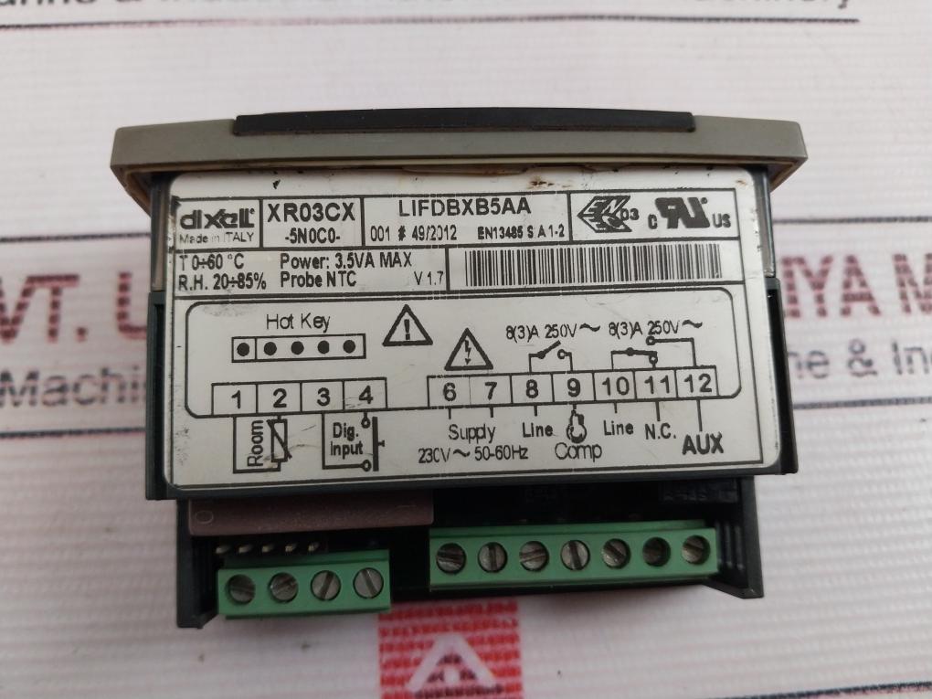 Dixell Xr03Cx Temperature Controller 230V~ 50-60Hz
