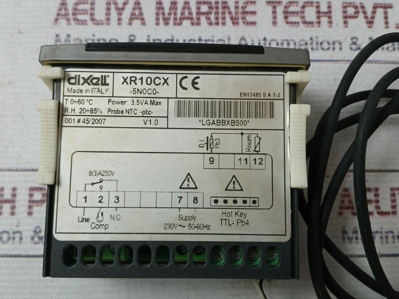 Dixell Xr10Cx-5N0C0 Digital Thermostat V1.0 3.5Va 230V Ac 50-60Hz