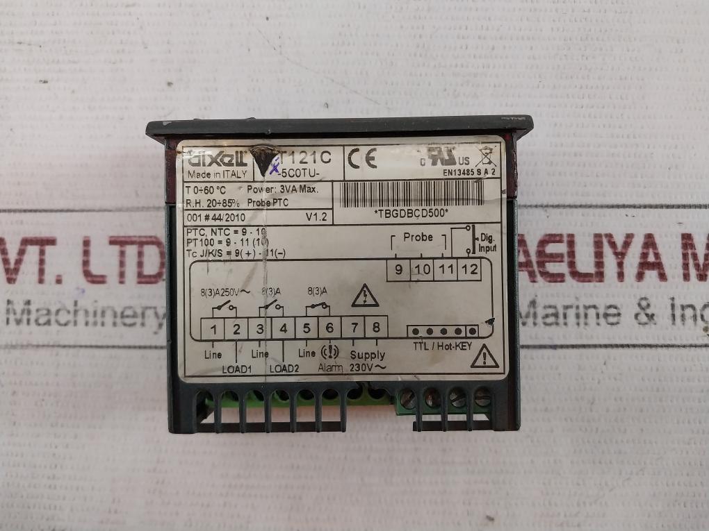 Dixell Xt121C Temperature Controller -5C0Tu- 3Va 230V 8(3)A 250V