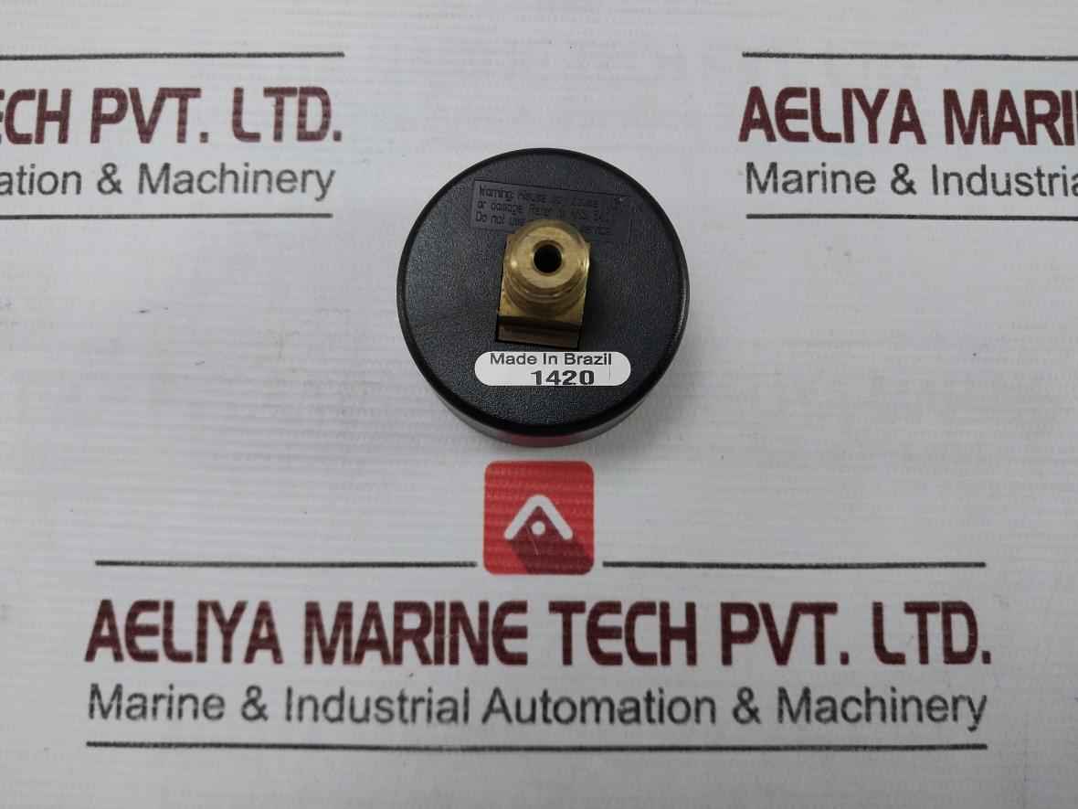 Dixon Gc230 Abs Standard Dry Center Back Mount Gauge 0-160 Psi