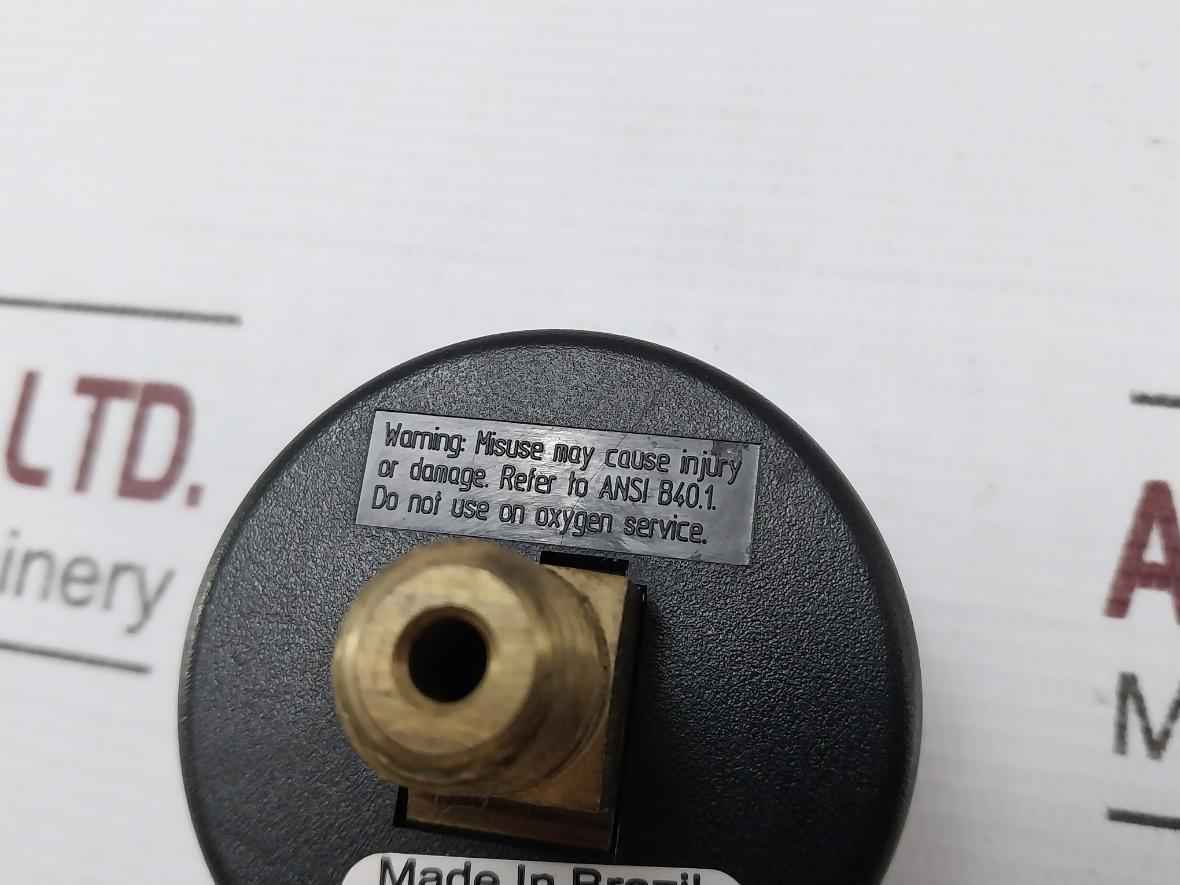 Dixon Gc230 Abs Standard Dry Center Back Mount Gauge 0-160 Psi