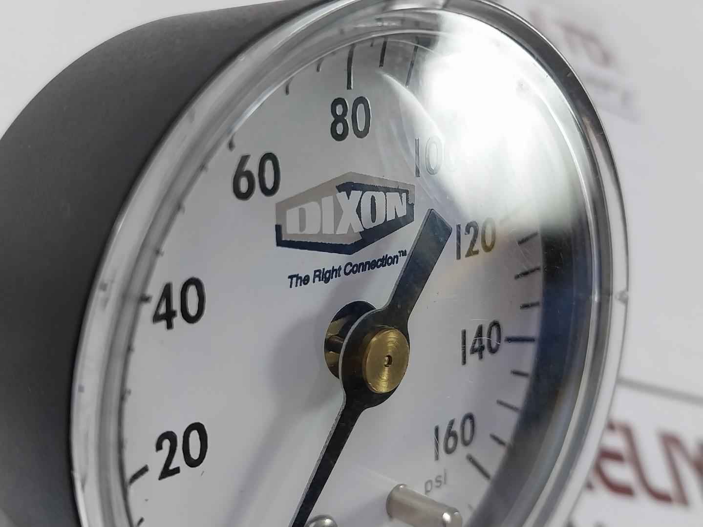 Dixon Gc230 Abs Standard Dry Center Back Mount Gauge 0-160 Psi