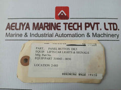 Dk5 310043-0030 Elevator Panel Button
