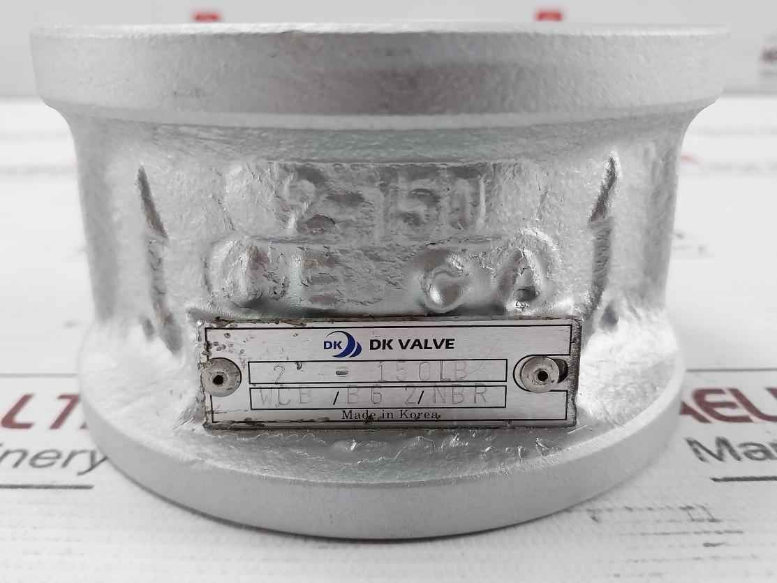 Dk Valve Wcb/B6 2/Nbr Cryogenic Dual Plate Check Valve 2" 150 Lb