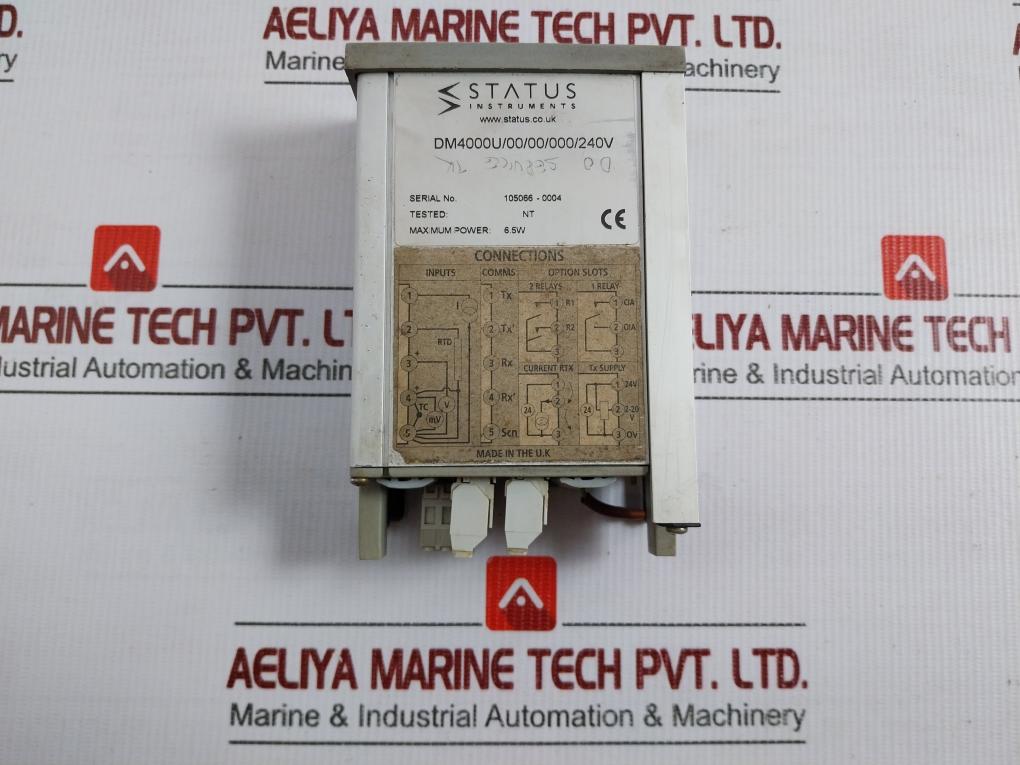 Dm4000U/00/00/000/240V Process Indicator 24V Status Instruments