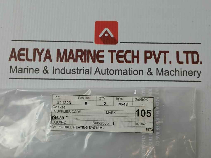 Dn-80 Flange Gasket Belpa
