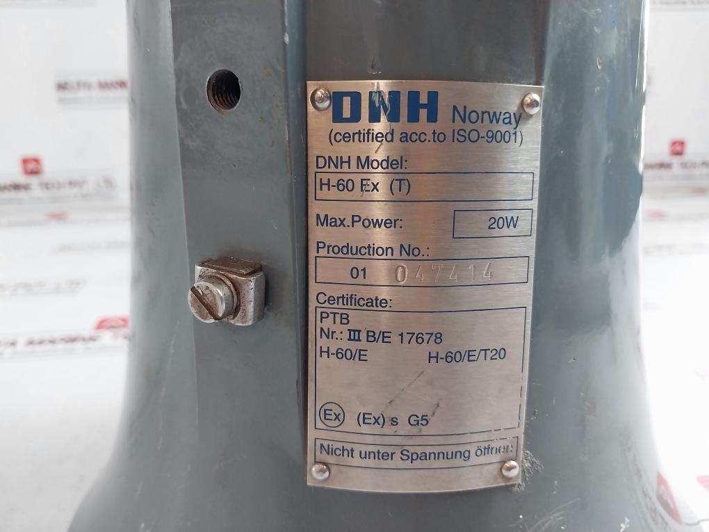 Dnh H-60 Ex (T) Pressure Chamber Speaker Loudspeaker Iii B/E 17678