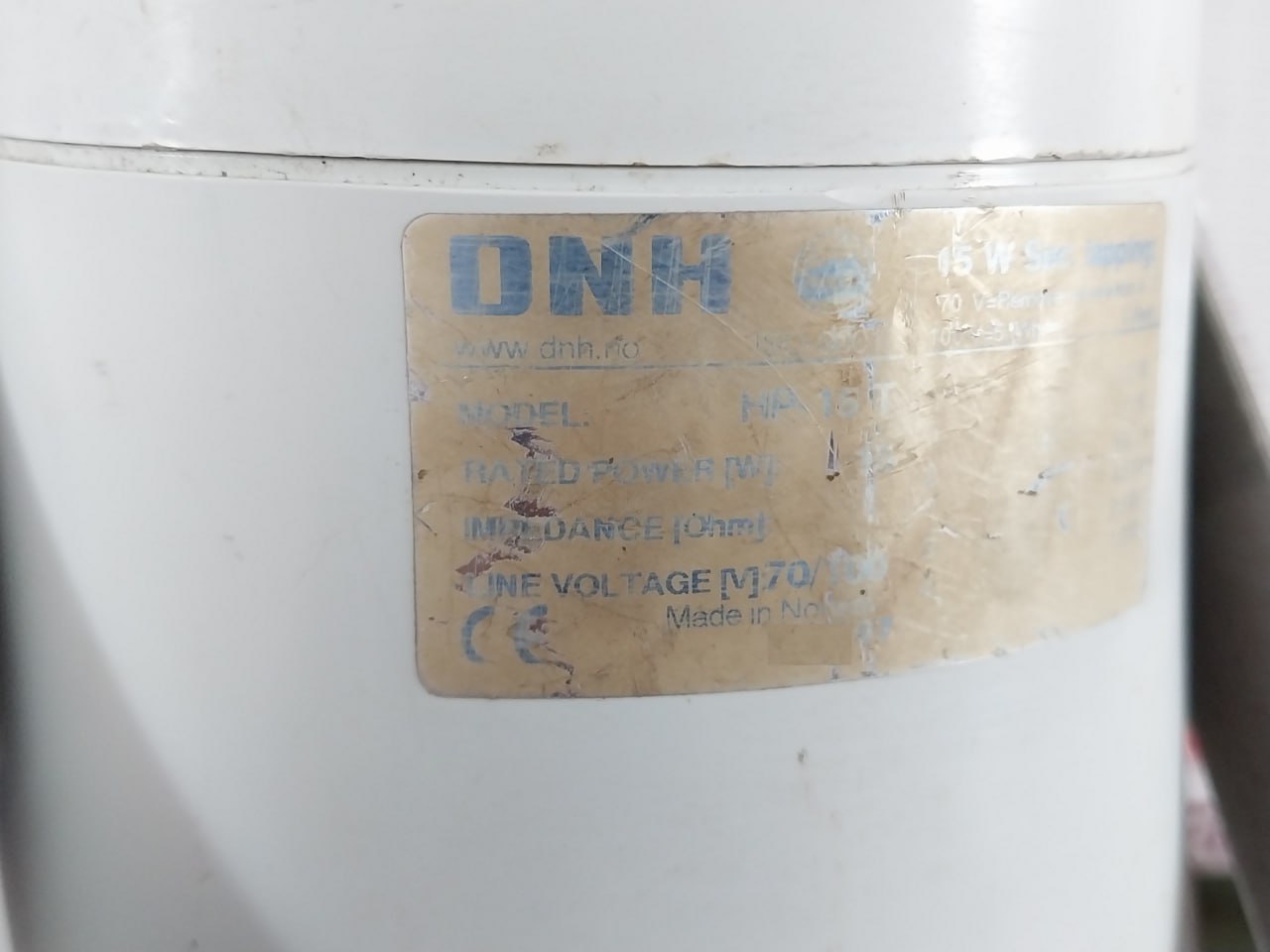 Dnh Hp-15T Marine Grade Weatherproof Horn Speaker 15W 70V/100V