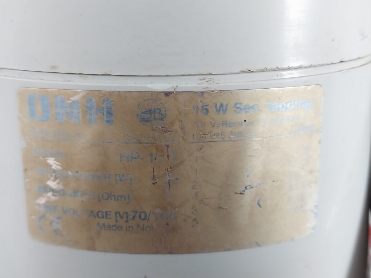 Dnh Hp-15T Marine Grade Weatherproof Horn Speaker 15W 70V/100V