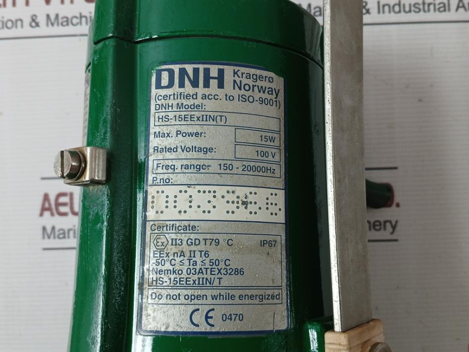 Dnh Hs-15Eexiin(T) Aluminium Horn Loudspeaker 15W 100V