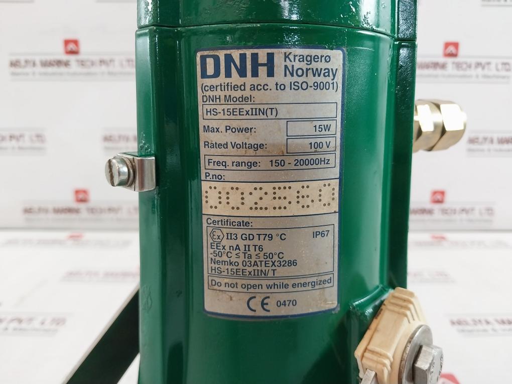 Dnh Hs-15Eexiin(T) Aluminium Horn Loudspeaker 15W 100 V