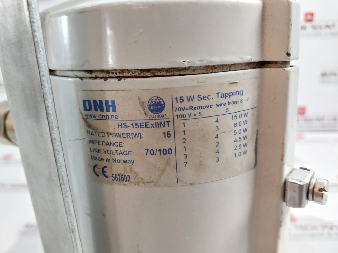 Dnh Hs-15Eexiin(T) Horn Loudspeaker 15W 70/100V 150-20000Hz Ip67