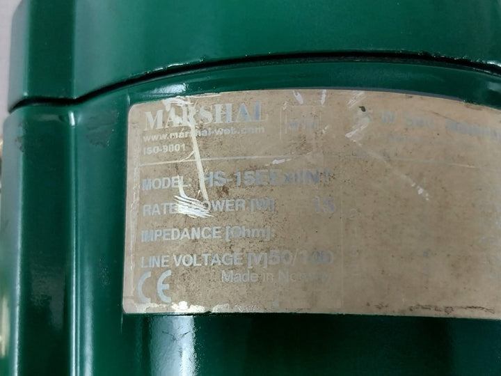 Dnh Hs-15Eexiin(T) Marshal Loudspeaker 15W 100V 150-20000Hz