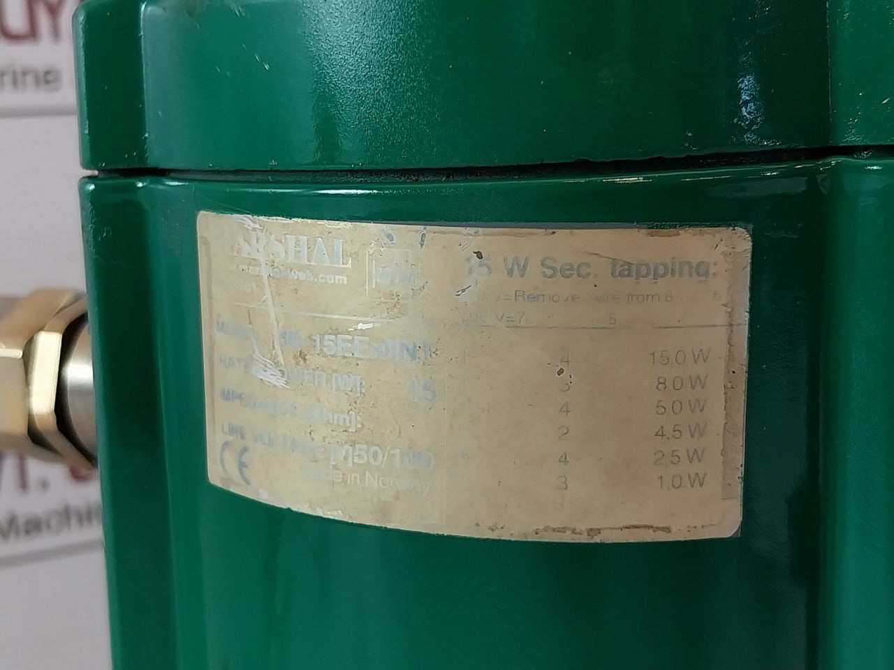 Dnh Hs-15Eexiin(T) Marshal Loudspeaker 15W 100V 150-20000Hz