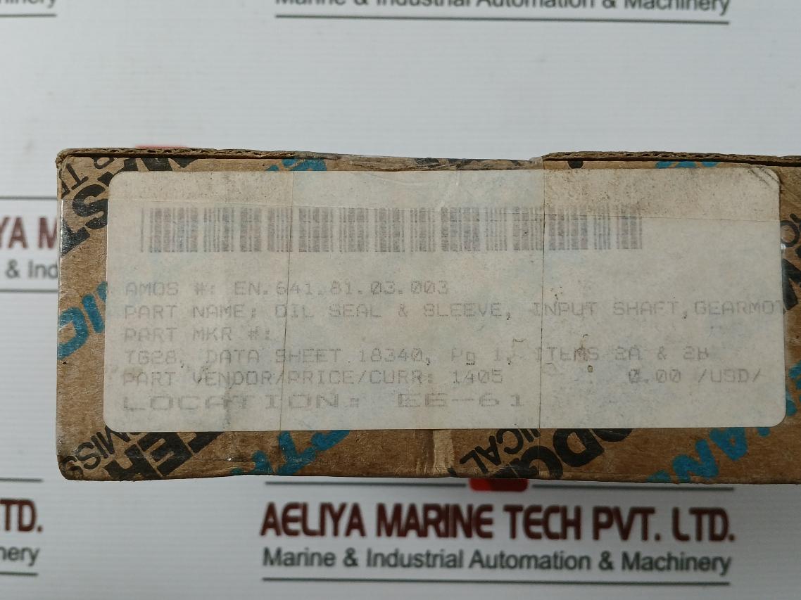 Dodge 07901938Ah Seal & Gasket Kit Input Shaft Gearmotor