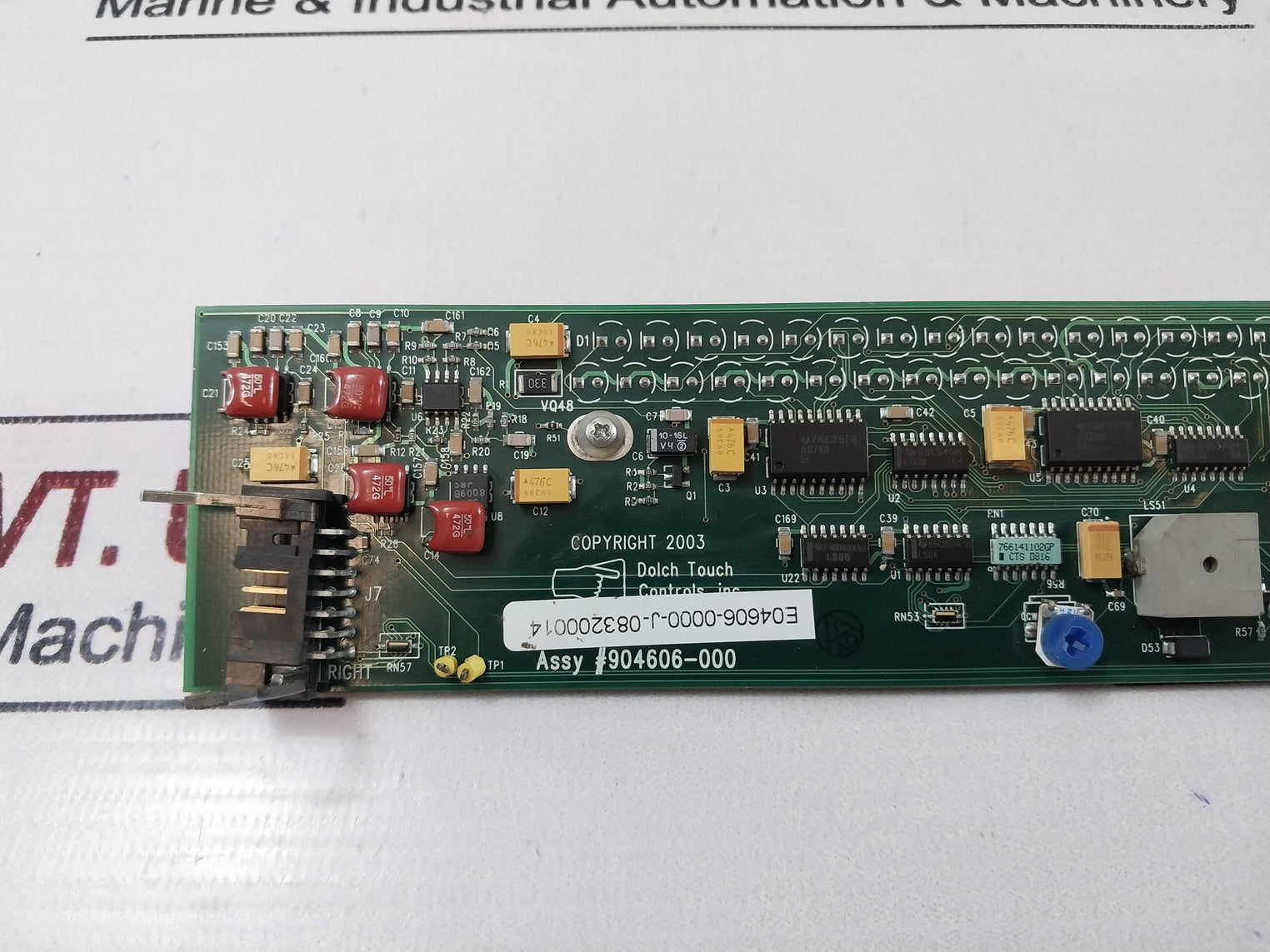 Dolch 904605-000 PCB Touch Screen Controller
