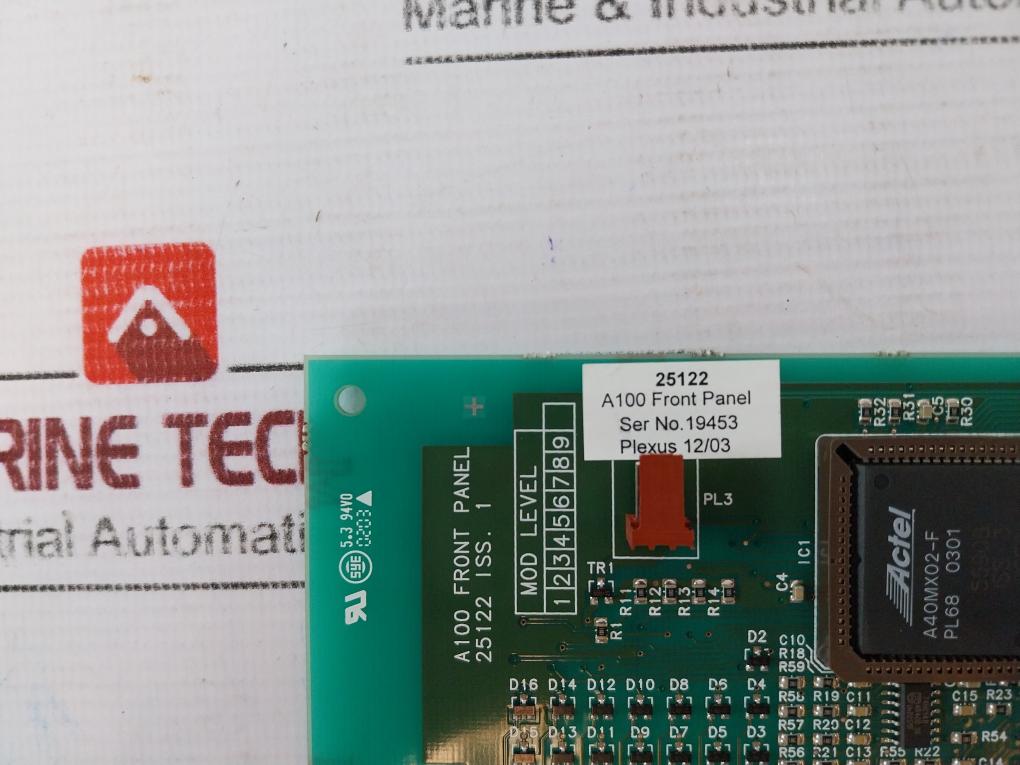 Domino 25122 A100 Front Panel Control Board 25122 Iss.1