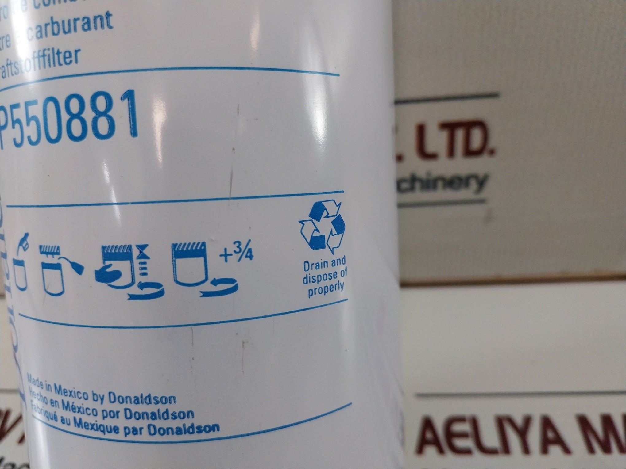 Donaldson P550881 Fuel Filter 02.963