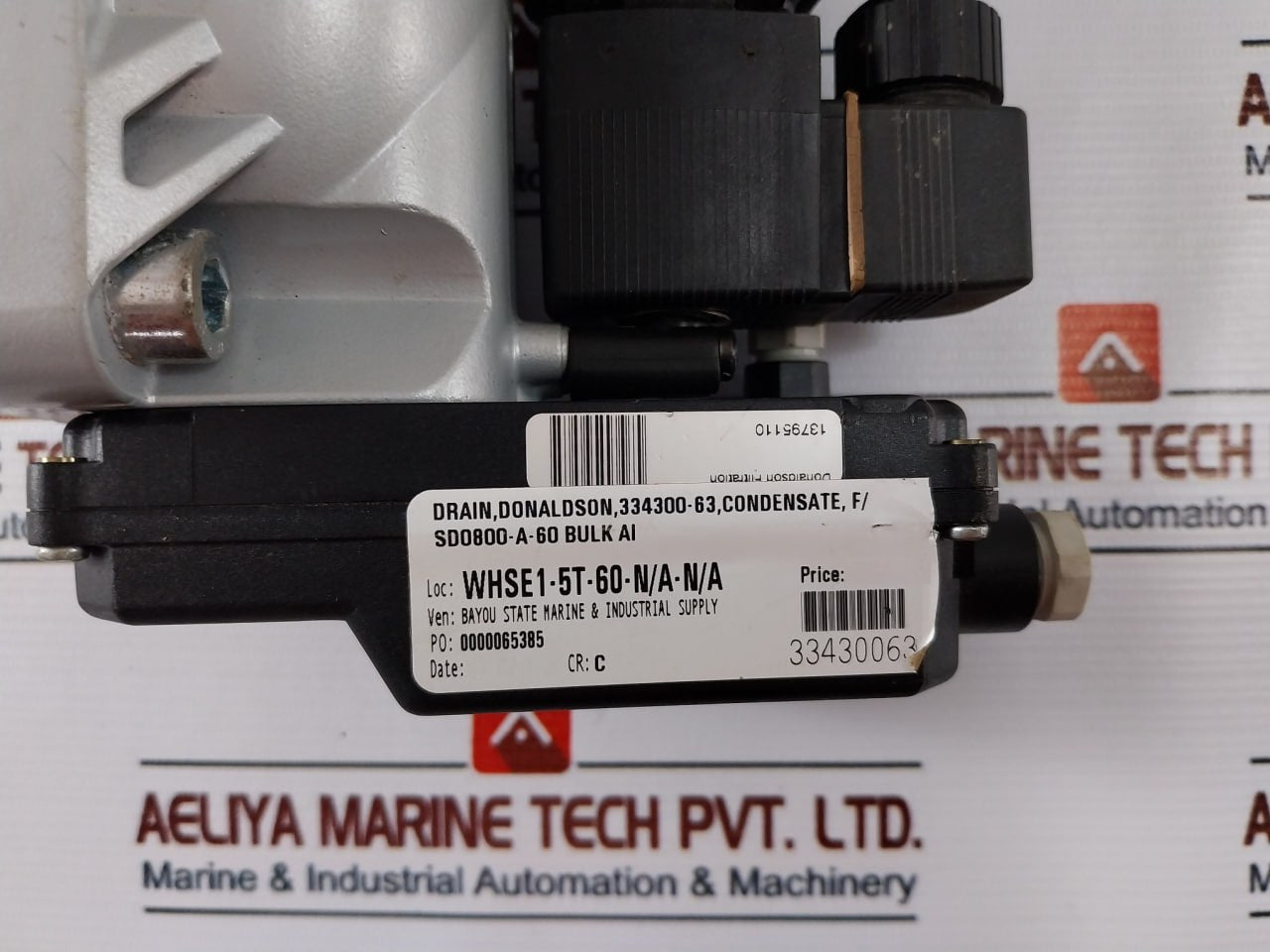 Donaldson 1C4014513 Condensate Drain F/Sd0800-a-60 Bulk Ai