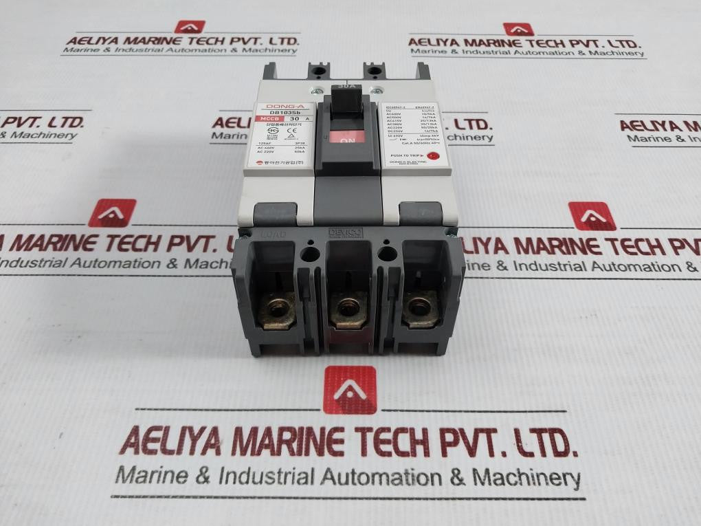 Dong-a-Electric-3-pole-Molded-Case-Circuit-Breaker-Db103Sb-30A-690V-50-60Hz-4