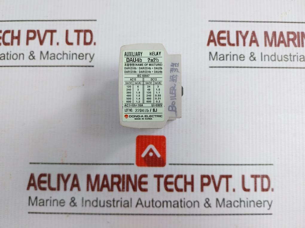 Dong-a-Electric-Auxiliary-Relay-Dau4B-208981-3