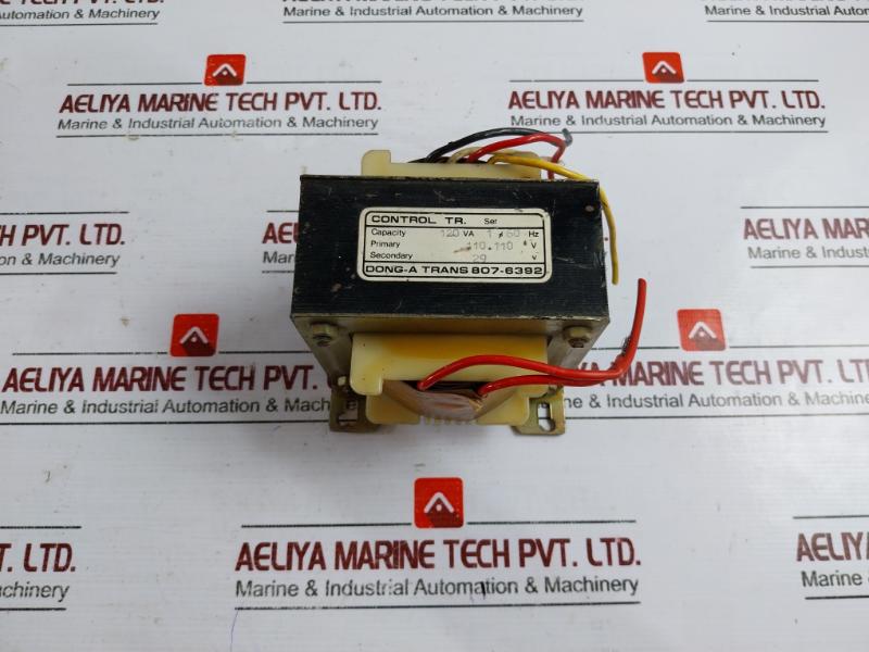 Dong-a 807-6392 Control Transformer 120 Va 60Hz Primary: 110-110V Secondary: 29V