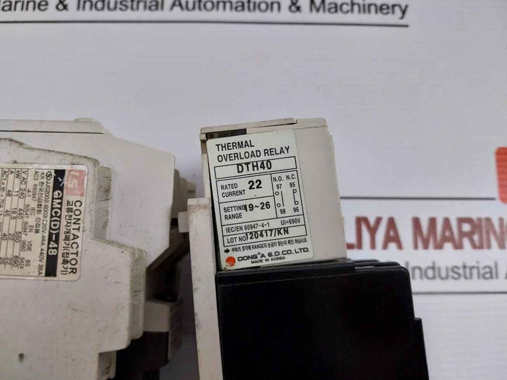 Dong A Dmc(D)32B 2A2B Magnetic Contactor 690V/50A