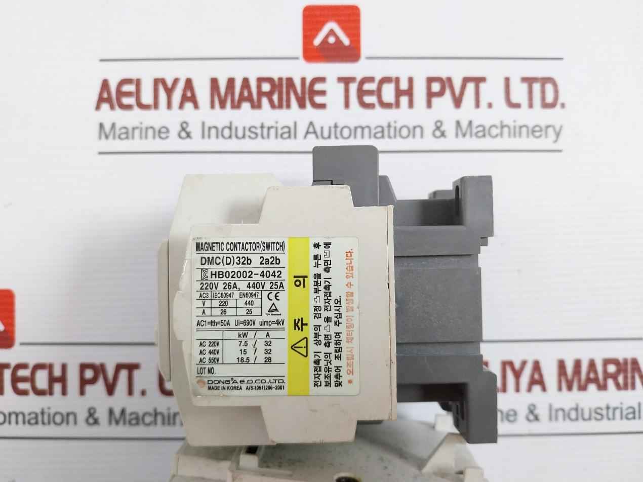 Dong A Dmc(D)32B 2A2B Magnetic Contactor 690V/50A