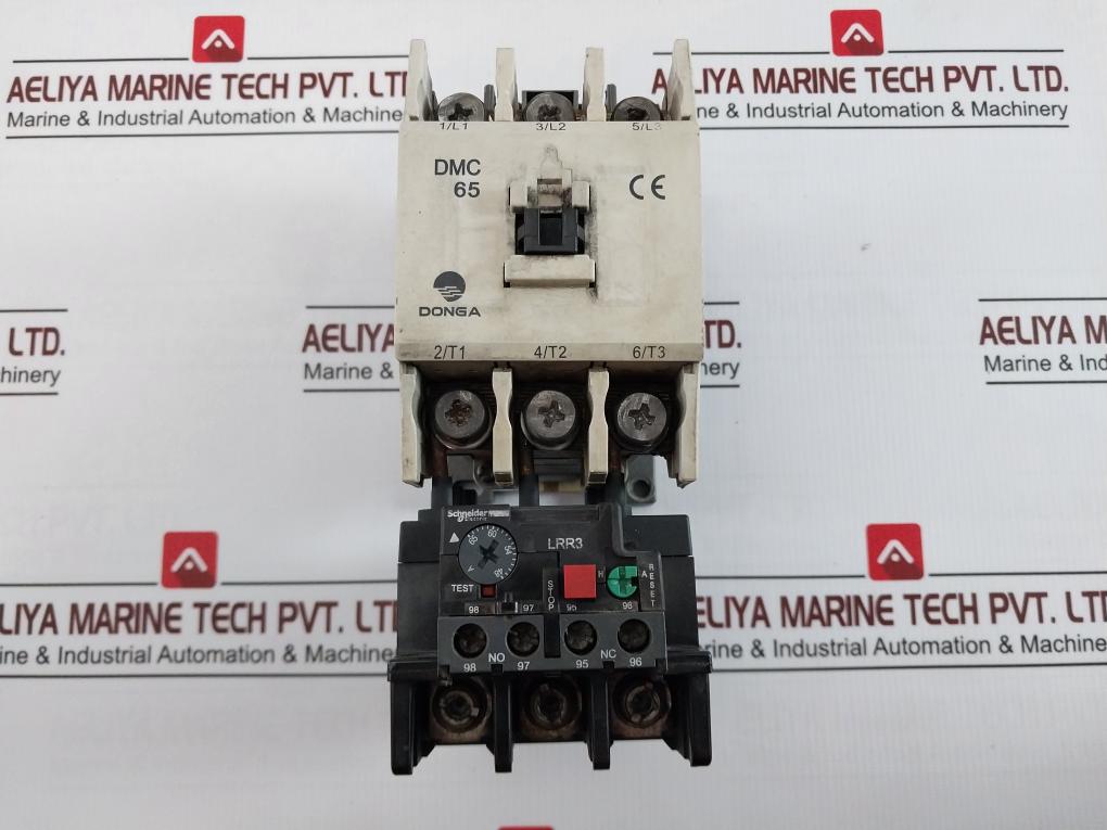 Schneider Donga Dmc 65 Magnetic Contactor With Lrr359N Thermal Overload Relay