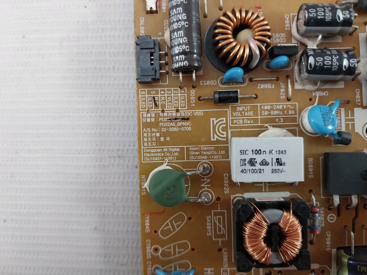 Dongguan Im Digital Electronics Bn44-00467D Power Supply Board 50-60Hz,1.0A