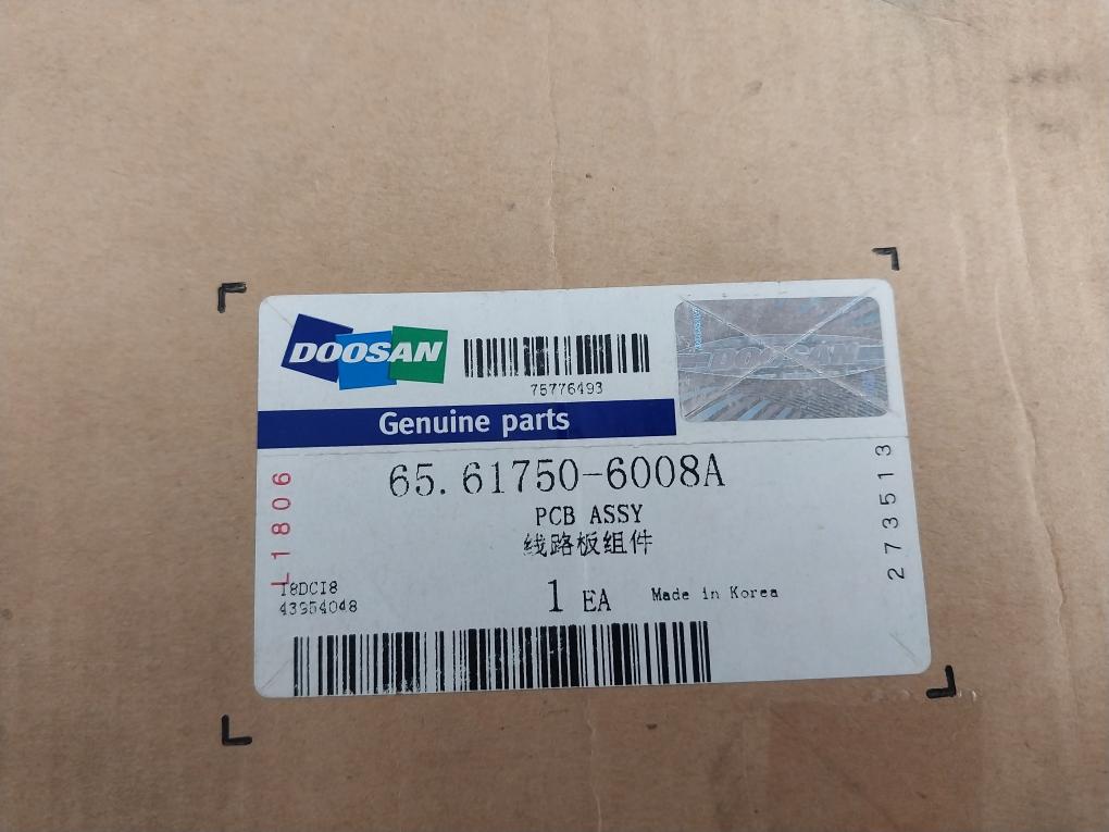 Doosan 65.61750-6006A Printed Circuit Board Card Assembly 18F11_Lso