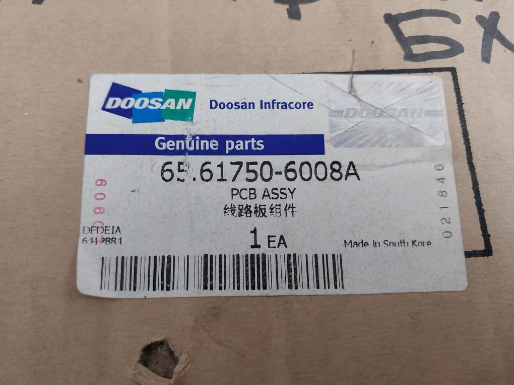 Doosan 65.61750-6008A Printed Circuit Board Card, 021846