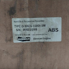 Doosan O-wacs-100Di-5M Humidity &amp; Temperature Transmitter Oil Control 126770