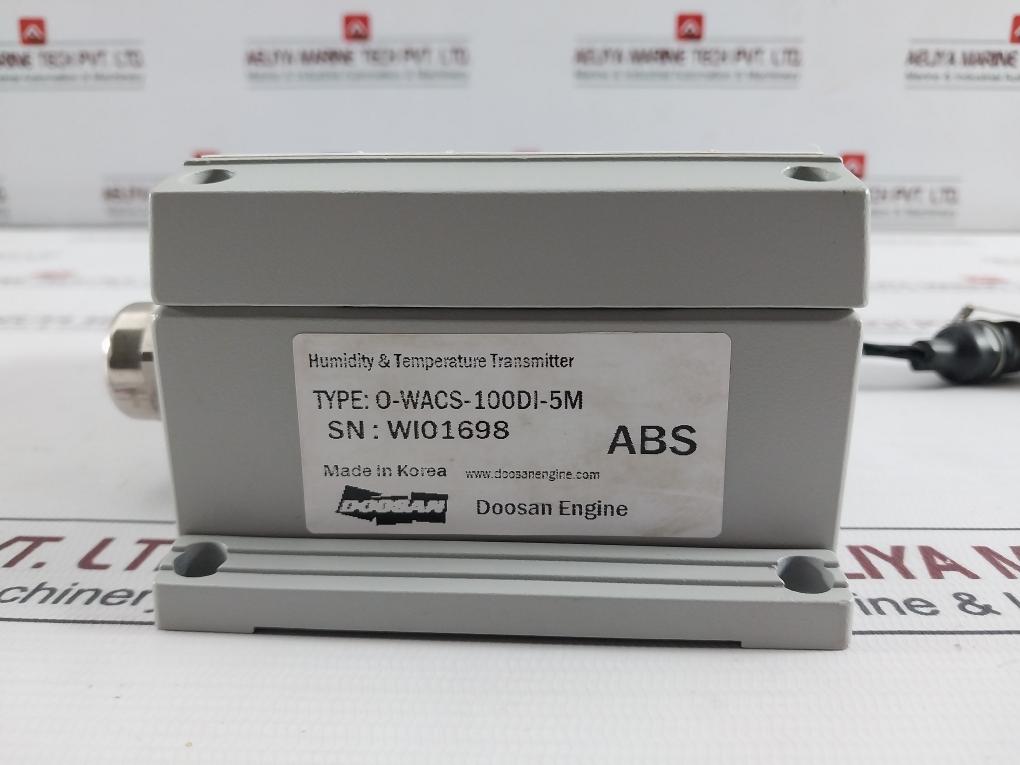 Doosan O-wacs-100Di-5M Humidity & Temperature Transmitter Oil Control 126770
