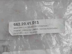 Doyon Eli551 3 Position Selector Switch Head For Oven