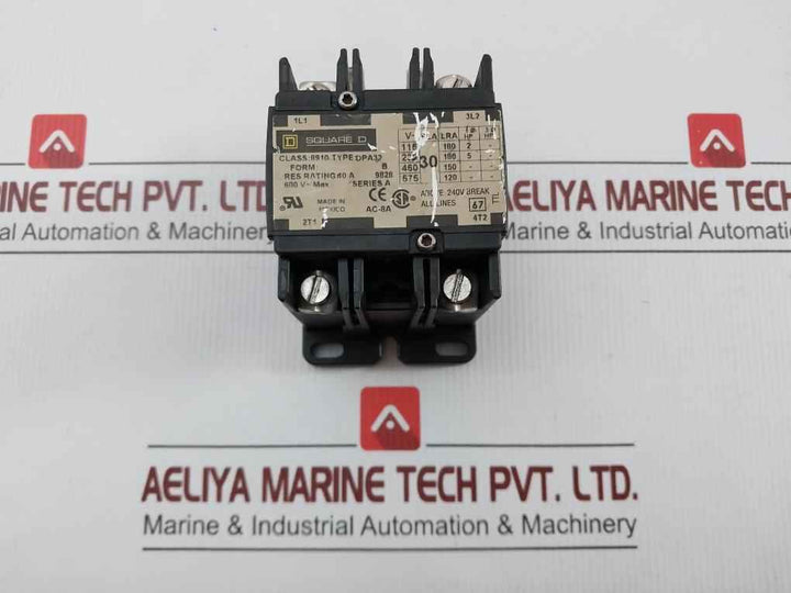 Dpa32 Definite Purpose Contactor Square D