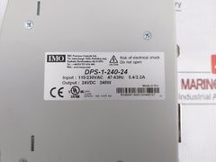 Dps-1-240-24 Din Rail Mountable Switching Power Supply Module 24Vdc/10A Imo