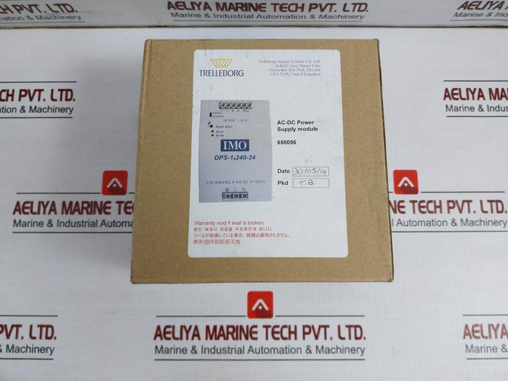 Dps-1-240-24 Din Rail Mountable Switching Power Supply Module 24Vdc/10A Imo