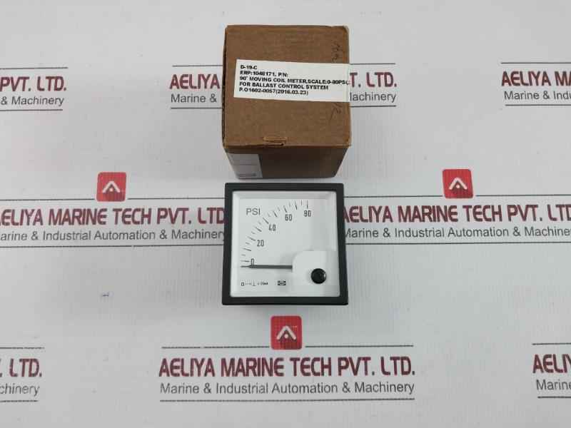 Dq72-x Moving Coil Pressure Indicator 4…20Madc Deif